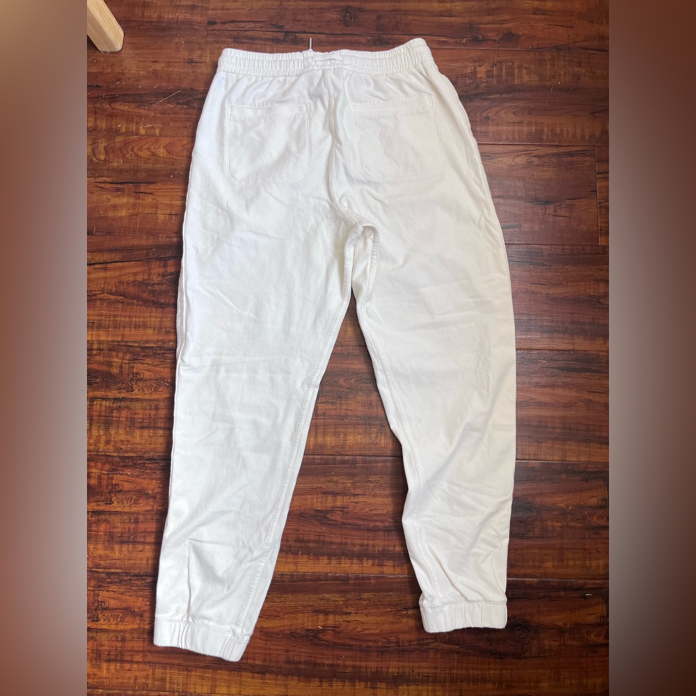 Athleta White Casual Jogger Pants - Comfortable Elastic Waist